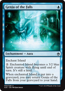 [059]【EN】【FOIL】滝の源獣/Genju of the Falls【A25】[U][青]
