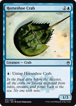 [061]【EN】【FOIL】カブトガニ/Horseshoe Crab【A25】[C][青]