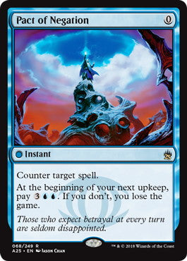 [068]【EN】【FOIL】否定の契約/Pact of Negation【A25】[R][青]