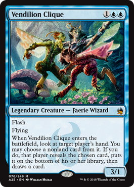 [076]【EN】【FOIL】ヴェンディリオン三人衆/Vendilion Clique【A25】[M][青]