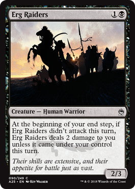 [090]【EN】アーグの盗賊団/Erg Raiders【A25】[C][黒]