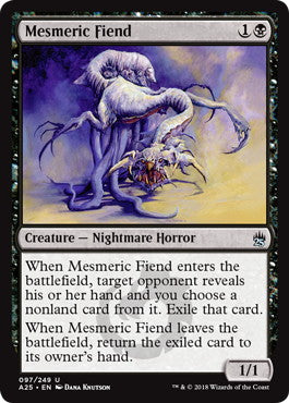 [097]【EN】【FOIL】催眠の悪鬼/Mesmeric Fiend【A25】[U][黒]