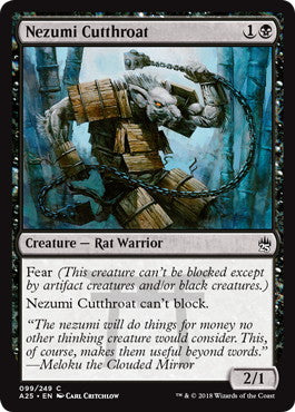 [099]【EN】鼠の殺し屋/Nezumi Cutthroat【A25】[C][黒]