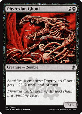 [100]【EN】【FOIL】ファイレクシアの食屍鬼/Phyrexian Ghoul【A25】[C][黒]
