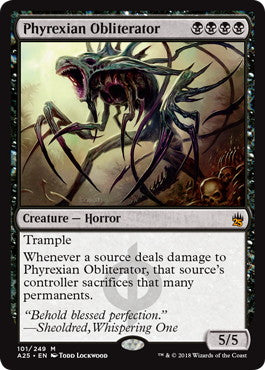 [101]【EN】ファイレクシアの抹消者/Phyrexian Obliterator【A25】[M][黒]