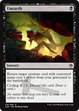[113]【EN】発掘/Unearth【A25】[C][黒]