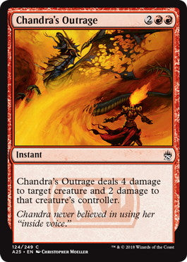 [124]【EN】【FOIL】チャンドラの憤慨/Chandra's Outrage【A25】[C][赤]