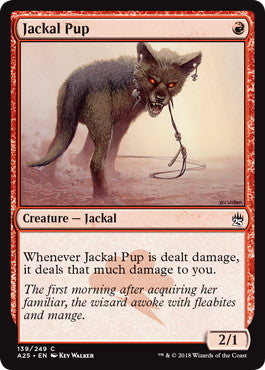[139]【EN】ジャッカルの仔/Jackal Pup【A25】[C][赤]