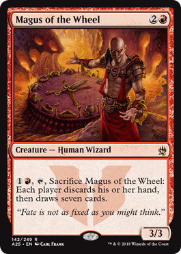 [142]【EN】【FOIL】輪の大魔術師/Magus of the Wheel【A25】[R][赤]