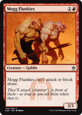 [143]【EN】【FOIL】モグの下働き/Mogg Flunkies【A25】[C][赤]