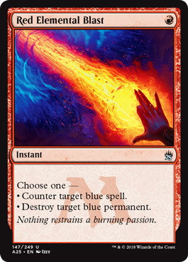 [147]【EN】【FOIL】赤霊破/Red Elemental Blast【A25】[U][赤]