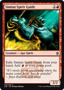 [148]【EN】猿人の指導霊/Simian Spirit Guide【A25】[U][赤]