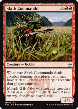 [150]【EN】【FOIL】スカークの猛士/Skirk Commando【A25】[C][赤]