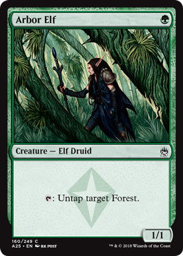 [160]【EN】【FOIL】東屋のエルフ/Arbor Elf【A25】[C][緑]