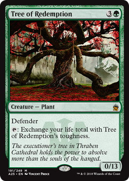 [191]【EN】【FOIL】解放の樹/Tree of Redemption【A25】[M][緑]