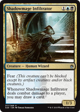 [217]【EN】【FOIL】影魔道士の浸透者/Shadowmage Infiltrator【A25】[U][多色]