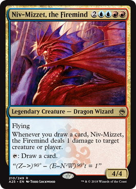 [210]【EN】火想者ニヴ＝ミゼット/Niv-Mizzet, the Firemind【A25】[R][多色]