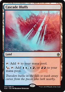 [237]【EN】【FOIL】滝の断崖/Cascade Bluffs【A25】[R][土地]