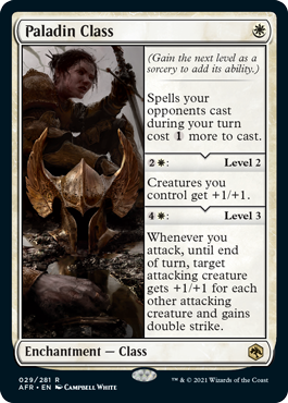 [029]【EN】【FOIL】パラディン・クラス/Paladin Class【AFR】[R][白]
