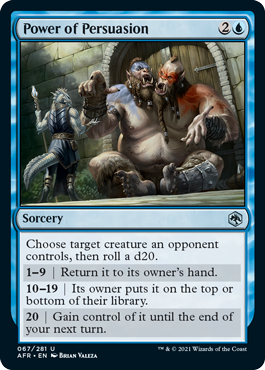 [067]【EN】【FOIL】説得の力/Power of Persuasion【AFR】[U][青]