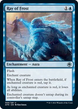 [068]【EN】【FOIL】レイ・オヴ・フロスト/Ray of Frost【AFR】[U][青]