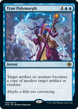 [080]【EN】【FOIL】トゥルー・ポリモーフ/True Polymorph【AFR】[R][青]