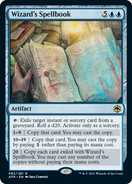 [082]【EN】ウィザードの呪文書/Wizard's Spellbook【AFR】[R][青]