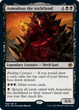 [088]【EN】【FOIL】アーチフィーンド、アスモデウス/Asmodeus the Archfiend【AFR】[R][黒]