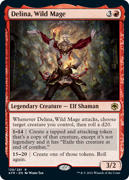 [138]【EN】暴走魔導士、デリーナ/Delina, Wild Mage【AFR】[R][赤]