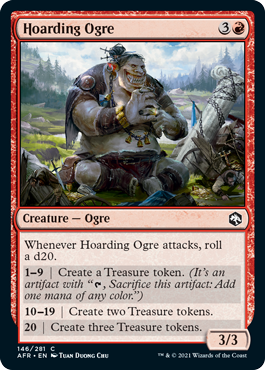[146]【EN】【FOIL】溜め込むオーガ/Hoarding Ogre【AFR】[C][赤]
