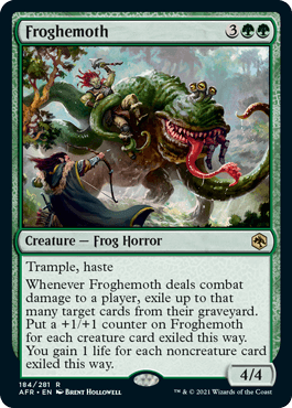 [184]【EN】【FOIL】フロギーモス/Froghemoth【AFR】[R][緑]