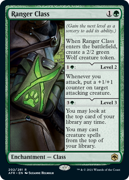[202]【EN】レンジャー・クラス/Ranger Class【AFR】[R][緑]
