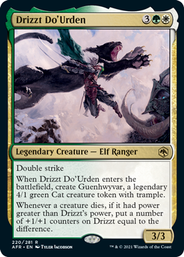 [220]【EN】【FOIL】ドリッズト・ドゥアーデン/Drizzt Do'Urden【AFR】[R][多色]