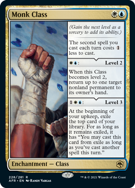 [228]【EN】モンク・クラス/Monk Class【AFR】[R][多色]