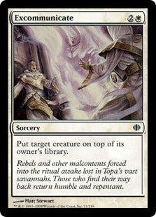 [011]【EN】【FOIL】破門/Excommunicate【ALA】[C][白]