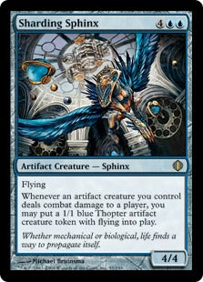 [055]【EN】【FOIL】破片撒きのスフィンクス/Sharding Sphinx【ALA】[R][青]
