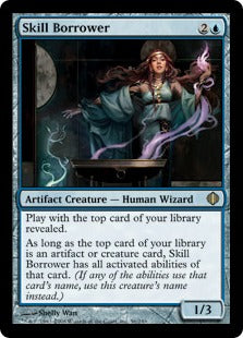 [056]【EN】【FOIL】技を借りる者/Skill Borrower【ALA】[R][青]