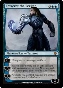 [060]【EN】【FOIL】求道者テゼレット/Tezzeret the Seeker【ALA】[M][青]