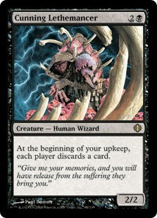 [069]【EN】【FOIL】狡猾な忘術士/Cunning Lethemancer【ALA】[R][黒]