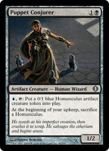 [082]【EN】【FOIL】くぐつの妖術師/Puppet Conjurer【ALA】[U][黒]