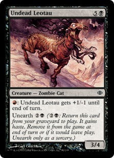 [090]【EN】【FOIL】アンデッドのレオトー/Undead Leotau【ALA】[C][黒]