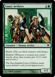 [126]【EN】【FOIL】宮廷の射手/Court Archers【ALA】[C][緑]