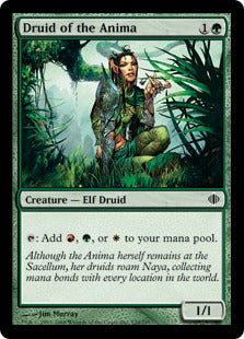 [128]【EN】【FOIL】アニマのドルイド/Druid of the Anima【ALA】[C][緑]