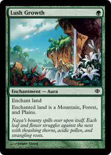 [136]【EN】【FOIL】生い茂る成長/Lush Growth【ALA】[C][緑]