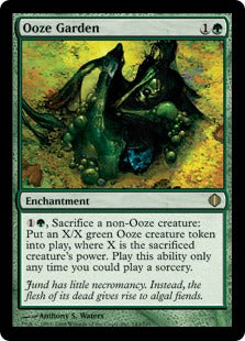 [143]【EN】【FOIL】軟泥の庭/Ooze Garden【ALA】[R][緑]