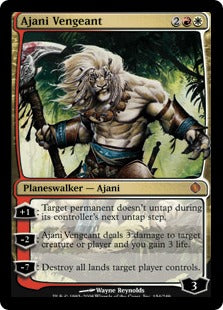 [154]【EN】【FOIL】復讐のアジャニ/Ajani Vengeant【ALA】[M][多色]