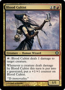 [157]【EN】【FOIL】血の信者/Blood Cultist【ALA】[U][多色]