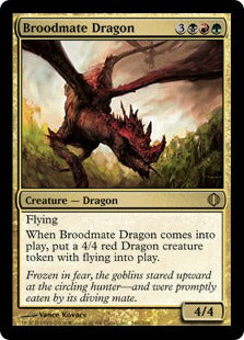 [160]【EN】【FOIL】若き群れのドラゴン/Broodmate Dragon【ALA】[R][多色]