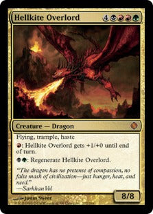 [172]【EN】【FOIL】ヘルカイトの首領/Hellkite Overlord【ALA】[M][多色]