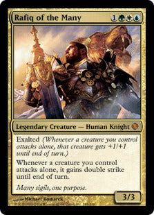 [185]【EN】【FOIL】数多のラフィーク/Rafiq of the Many【ALA】[M][多色]
